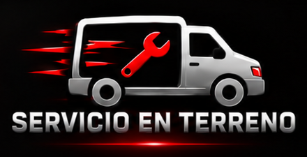 Logo RVS de Servicio en Terreno: vehículo de asistencia mecánica